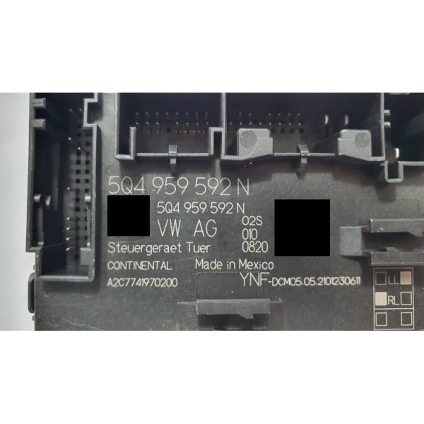 Módulo Da Porta Vw Taos 1.4 250 Tsi 2022 Cód. 5q4959592