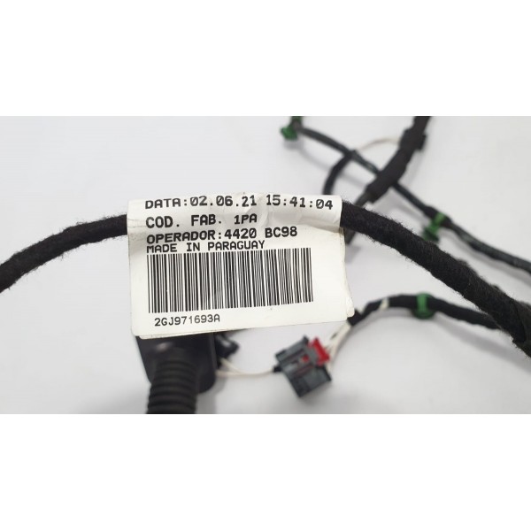 Chicote Da Porta Traseira Esquerda Vw Taos 1.4 250 Tsi 2022