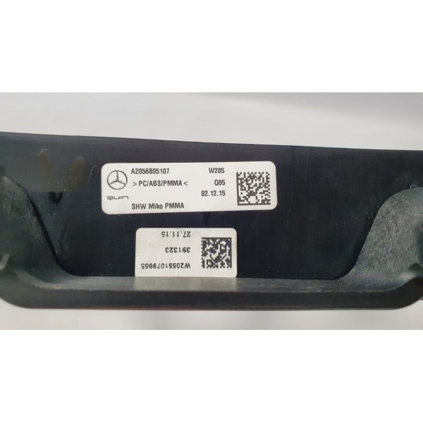 Moldura Acabamento Painel C/detalhe Mercedes Benz C200 2016