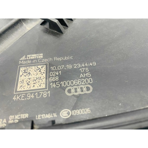 Farol Esquerdo Audi E-tron 2022 4ke941781 Esquerdo