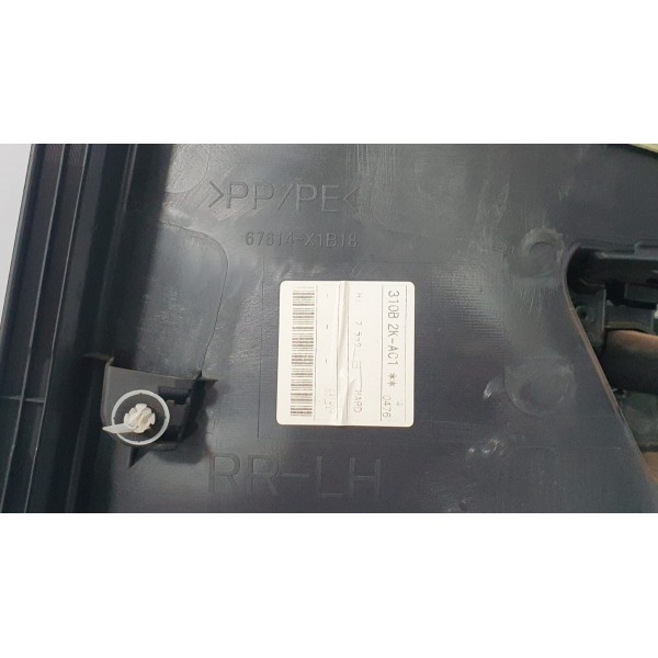 Forro De Porta Traseiro Esquerdo Toyota Rav4 Hybrid 2020