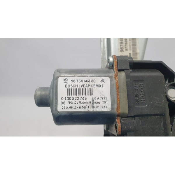 Máquina De Vidro Traseira Esquerda Peugeot 308 Thp 2015