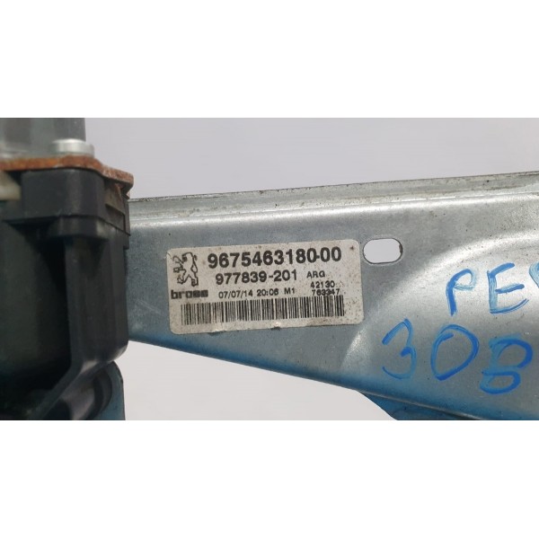 Máquina De Vidro Traseira Esquerda Peugeot 308 Thp 2015