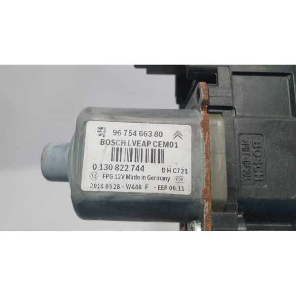 Máquina De Vidro Traseira Direita Peugeot 308 Thp 2015