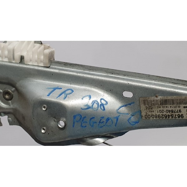 Máquina De Vidro Traseira Direita Peugeot 308 Thp 2015
