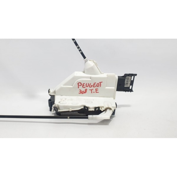 Fechadura Porta Traseira Esquerda Peugeot 308 Thp 2015