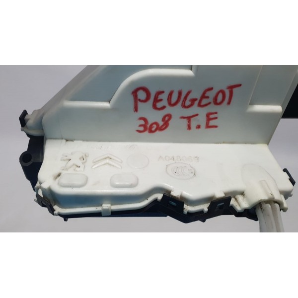 Fechadura Porta Traseira Esquerda Peugeot 308 Thp 2015