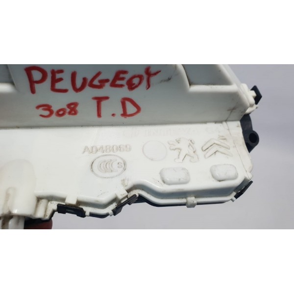 Fechadura Porta Traseira Direita Peugeot 308 Thp 2015
