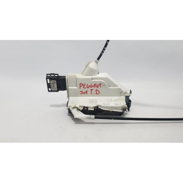 Fechadura Porta Traseira Direita Peugeot 308 Thp 2015
