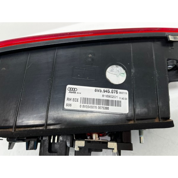 Lanterna Traseira Audi A3 Sedan 2017 2018 2019 Dir Capo Direito