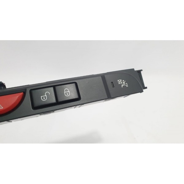 Botão Pisca Alerta Travas Land Rover Discovery Iii 2009 Preto