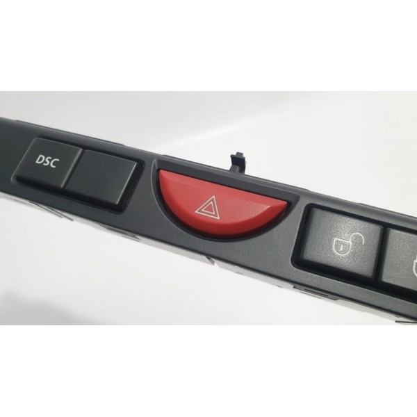 Botão Pisca Alerta Travas Land Rover Discovery Iii 2009 Preto
