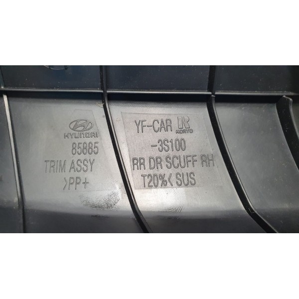 Acabamento Soleira Traseira Direita Hyundai Sonata 2.4 2012