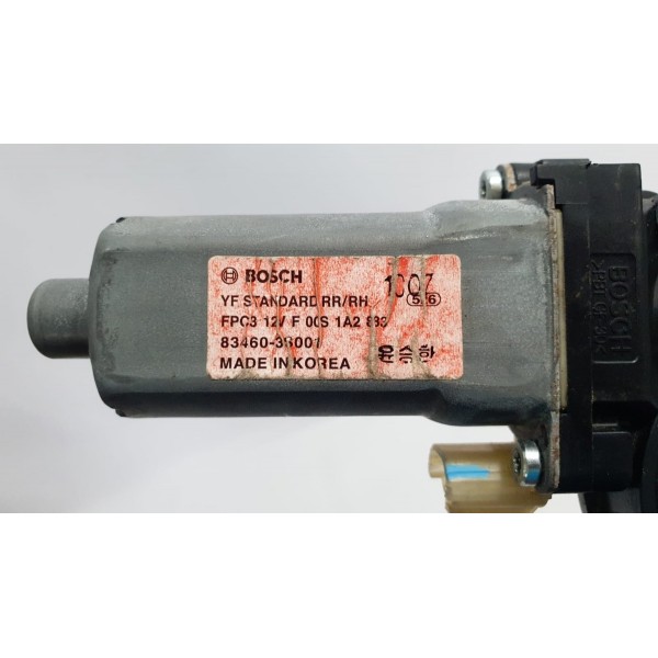 Motor Máquina Vidro Traseira Direita Hyundai Sonata 2.4 2012