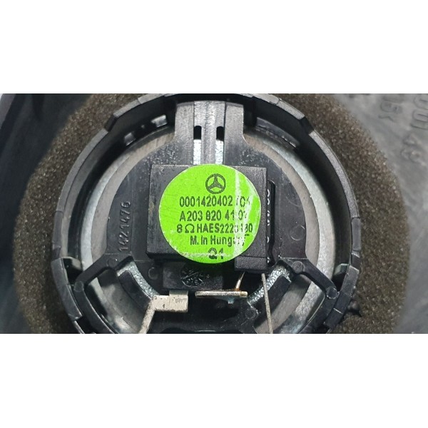 Acabamento Tweeter Porta Diant. Esq. Mercedes Benz C200 2006 Preto