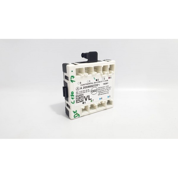 Módulo Porta Conforto Dianteiro Esquerdo Mercedes C180 2017