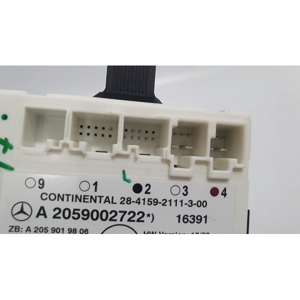 Módulo Porta Conforto Dianteiro Esquerdo Mercedes C180 2017