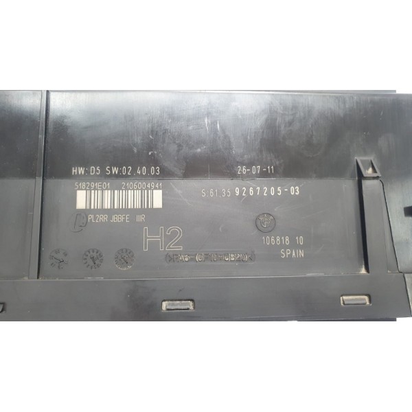 Módulo Conforto Bmw X1 Sdrive 2012 Cód. 926720503