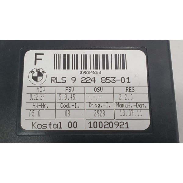 Sensor De Chuva Bmw X1 Sdrive 2012 Cód. 922485301