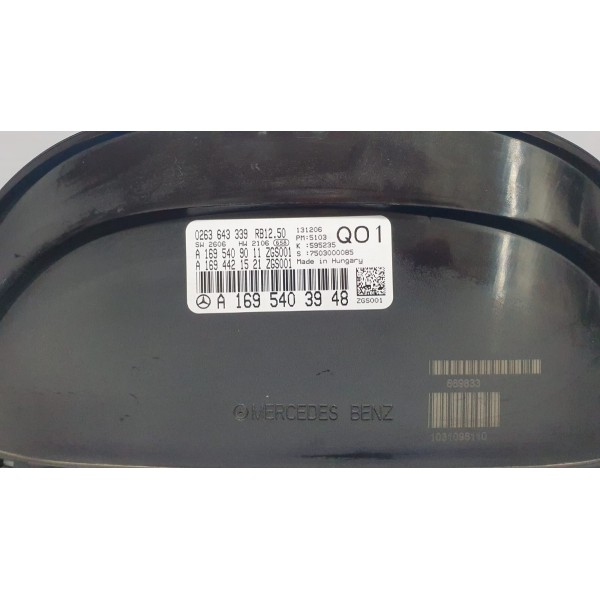 Painel De Instrumentos Mercedes Benz B200 2007