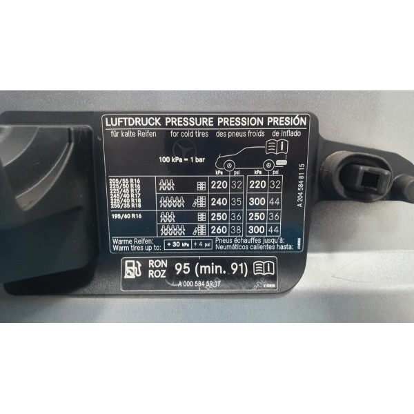 Portinhola Tampa Tanque Combustível Mercedes Benz C180 2009