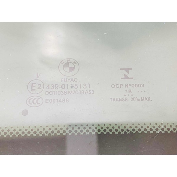 Vidro Teto Solar Dianteiro Bmw X3 G01 2019 158895-14 Preto
