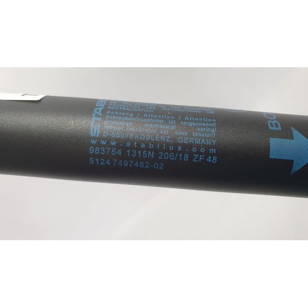 Amortecedor Tampa Porta-malas Esq Bmw X3 G01 Xdrive 20i 2019