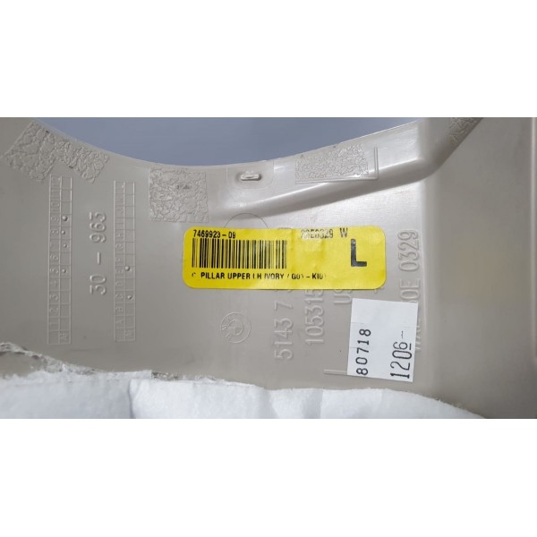 Acabamento Coluna Interna Esquerdo Bmw X3 G01 Xdrive 20i 19