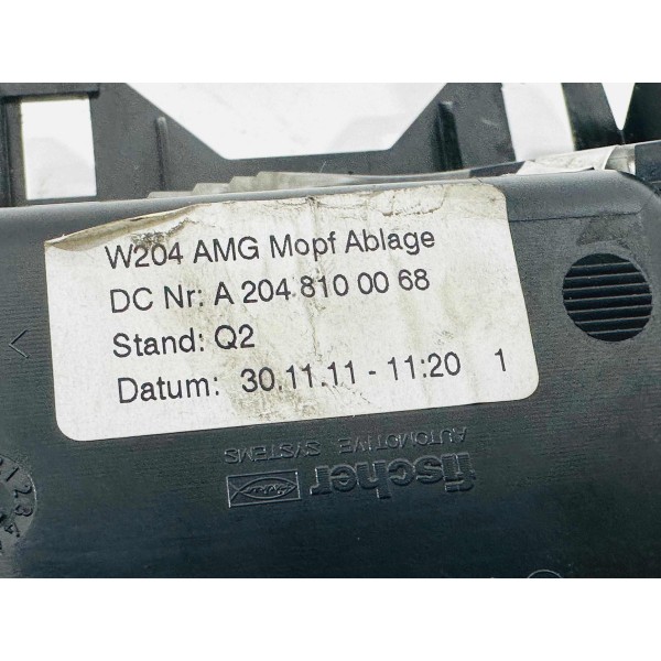 Porta Objeto Mercedes-benz C63 12 A2048100068 Preto