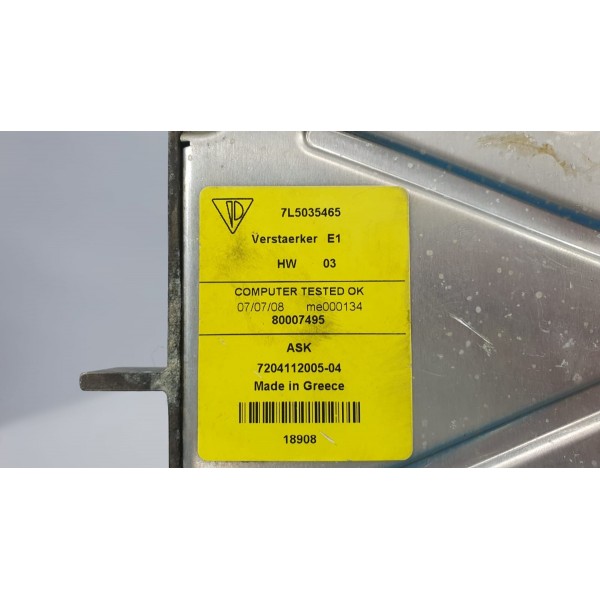 Amplificador De Som Porsche Cayenne 3.2 2006 Prateado