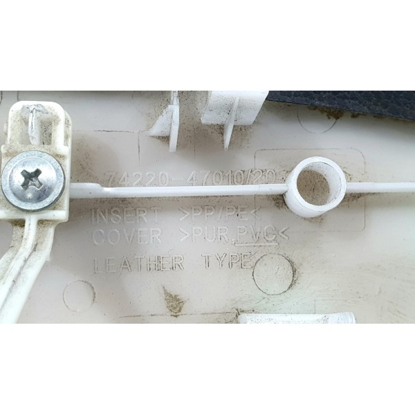 Apoio De Braço Dianteiro Esq Toyota Prius Hybrid 1.8 2018 - Preto