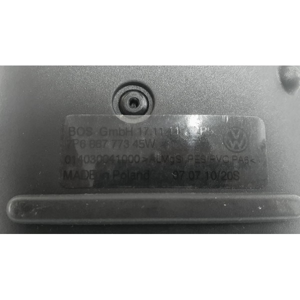 Tampão Retrátil Porta-malas Vw Touareg V6 3.6 2011 Preto