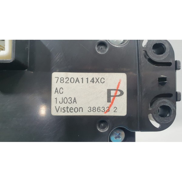 Comandos Ar Condicionado Mitsubishi Lancer Ralliart 2012 - Preto