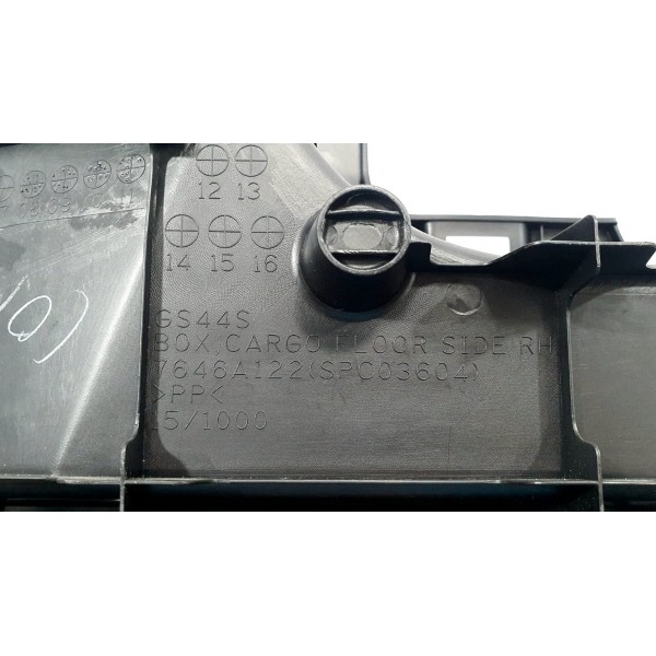 Porta Objetos Porta-malas L/direito Mitsubishi Lancer 2012 Preto