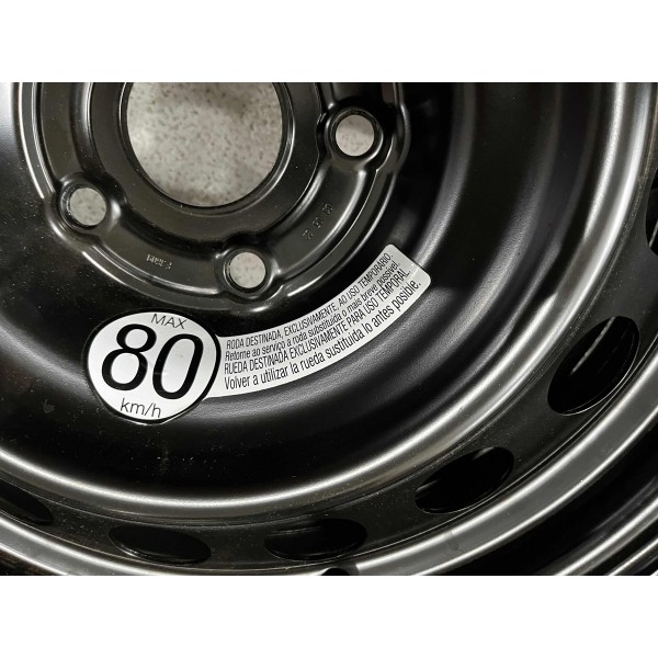 Estepe Fino Original Corolla Cross Rav4 22 Toyota 155/70d17 Preto