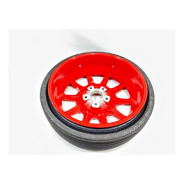 Roda Estepe Porche Cayenne Touareg Aro 18 2011-2018 Usado Vermelho