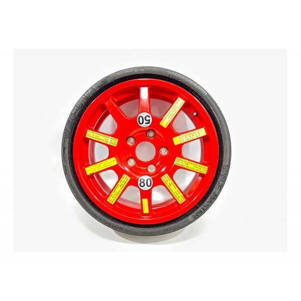 Roda Estepe Porche Cayenne Touareg Aro 18 2011-2018 Usado Vermelho