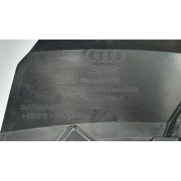 Suporte Guia Parachoque Esq Audi Q8 3.0 Hybrid 2020 C/ Det