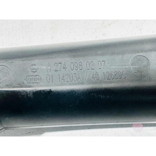 Cano Plástico Intercooler Mercedes C180 2017 A274098207