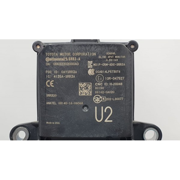 Sensor Ponto Cego Toyota Corolla Cross Xrx Hybrid 2023 Cinza