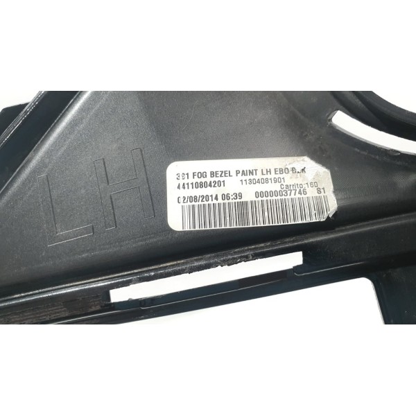 Moldura Farol Milha Dir Ford Fusion Titanium 2015 C/ Detalhe Preto