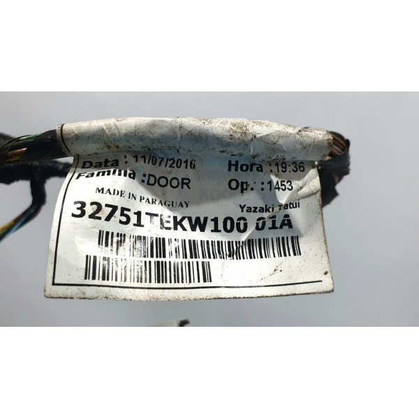 Chicote Porta Dianteira Esquerda Honda Civic Touring 2017