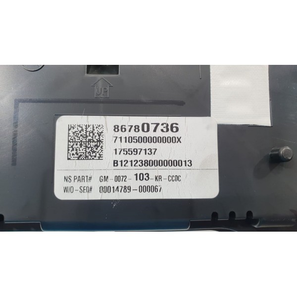 Painel De Instrumentos Equinox Premier 1.5 Turbo 2022 Preto