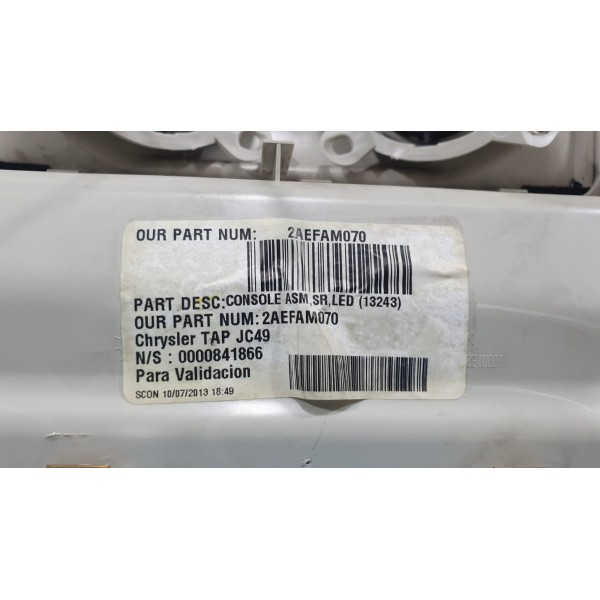 Luz De Teto Cortesía Console Dodge Journey 3.6 Rt 2014