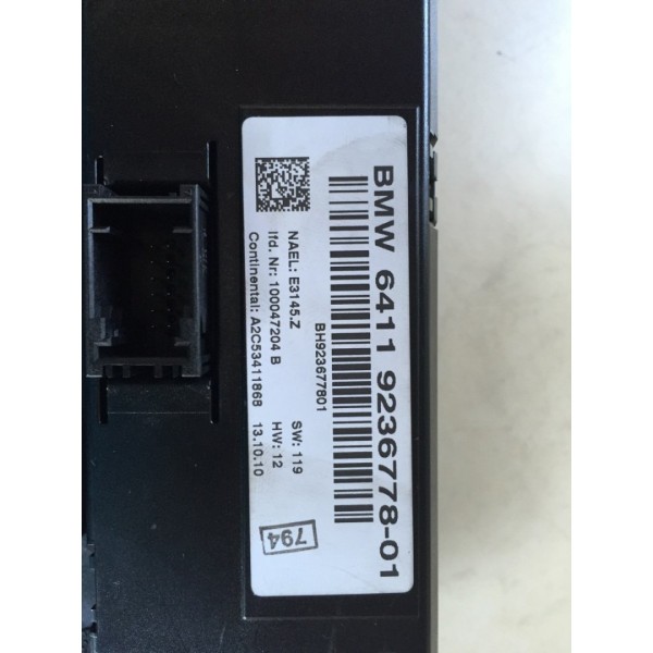 Comando Ar Condicionado Bmw 318 2011 6411 9236778-01