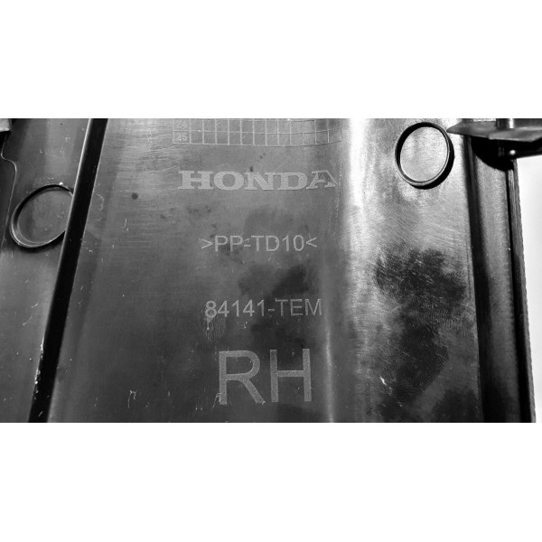 Acabamento Banco Traseiro Direito Honda Civic Touring 2017 Preto