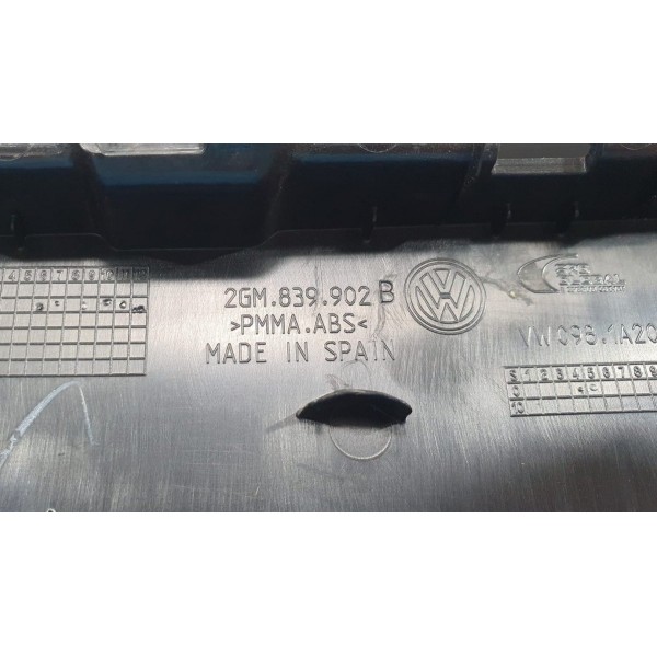 Aplique Coluna Porta Traseira Direita Vw T-cross 1.4 2021 Preto