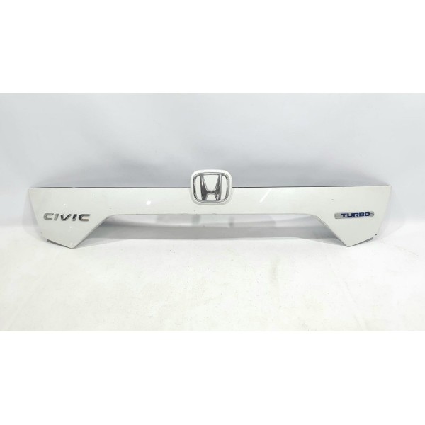 Aplique Tampa Traseira Honda Civic Touring 2017 Branco