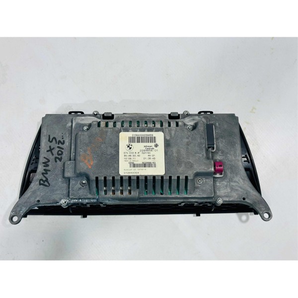 Tela Display Bmw X5 Cid 8.8 2012   2284656 Preto