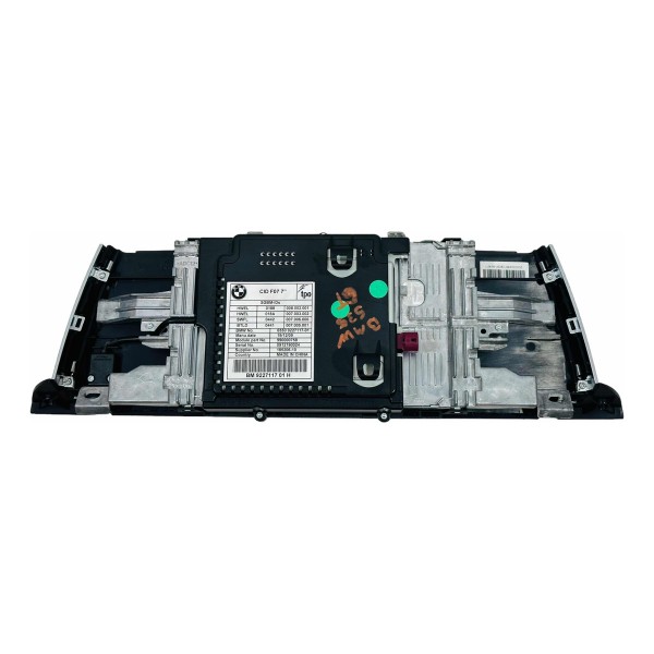 Tela Display Cid F07 7 Bmw 536 Gt 2010 9227117( Com Detalhes Preto